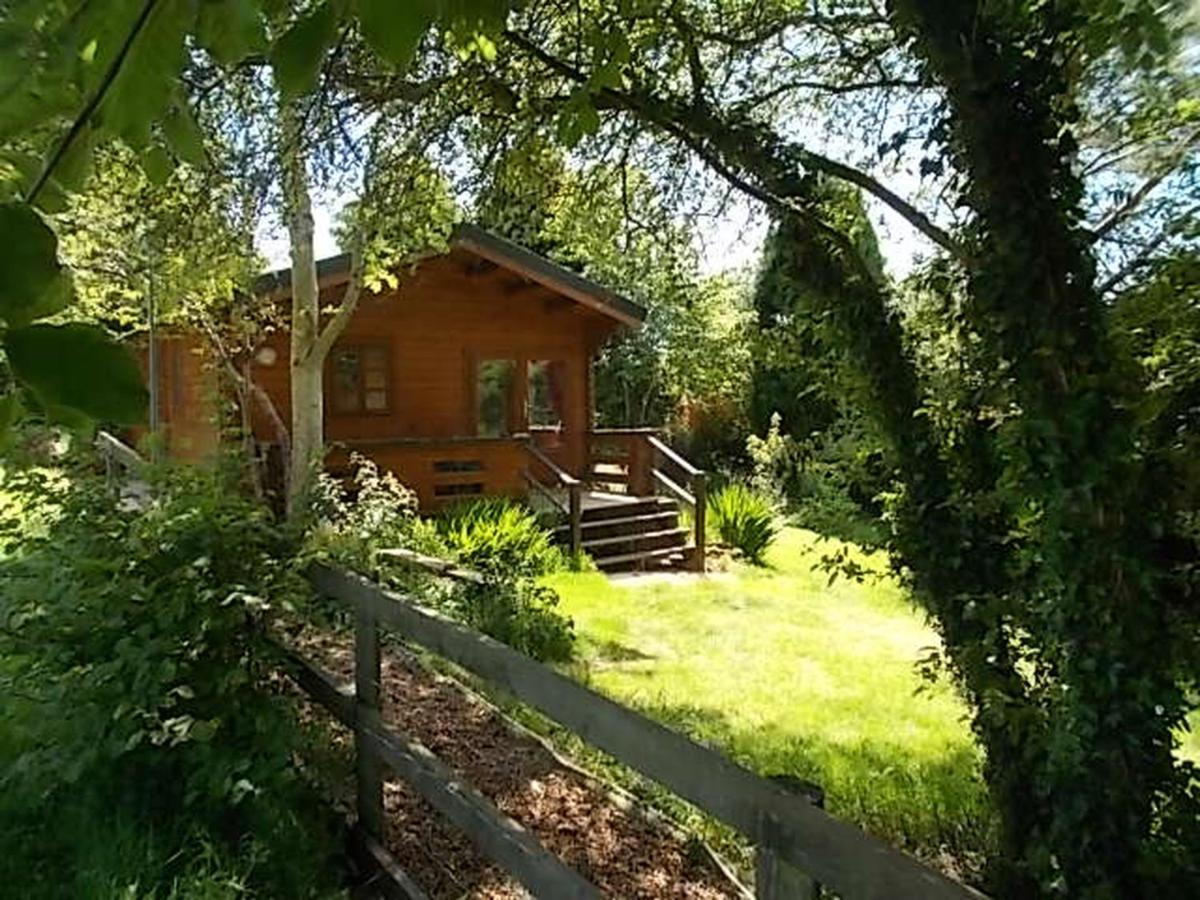 Tudor Lodge With Pool & Bbq Cabin Liskeard Esterno foto